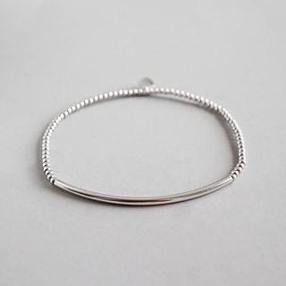 925 Sterling Silver Bracelet Platinum - 16cm