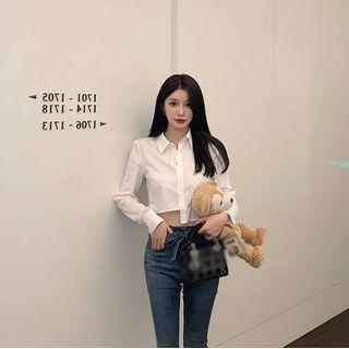 Cropped Asymmetric Shirt