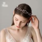 Bridal Embellished Headpiece As Shown In Figure - One Size