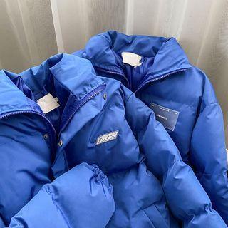 Lettering Padded Zip Jacket (various Designs)