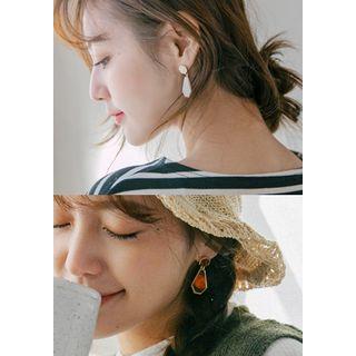 Faux-mable Geometric Dangle Earrings