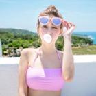 Patterned Halter Bikini Top