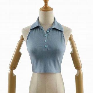 Halter-neck Polo Shirt