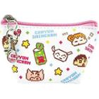 Crayon Shin-chan Mini Pouch (white) One Size