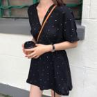 Polka Dot Short-sleeve Playsuit
