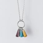 Faux Crystal Necklace