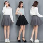 A-line Mini Mesh Skirt