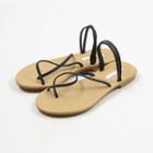 Two-way Toe-loop Braided-strap Sandals