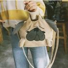 Corduroy Dog Crossbody Bag Khaki - One Size