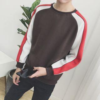 Color Block Raglan Sweatshirt