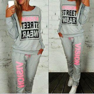 Set: Lettering Top + Pants