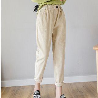 Straight-fit Corduroy Dress Pants