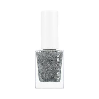 Nature Republic - Color & Nature Nail Color 2018 (glitter/pearl) (15 Colors) #57 Silver Couple Ring