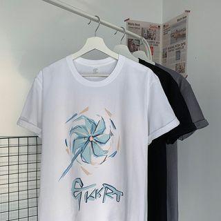 Pinwheel Print T-shirt