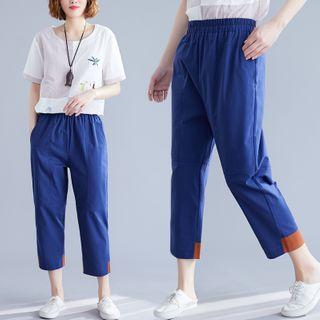 Color Blouse Harem Pants