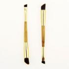 Bamboo Handle Dual Head Makeup Brush As Shown In Figure - One Size