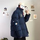 Mock Two-piece Loose-fit Padded Coat