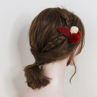 Corduroy Bobble Hair Clip