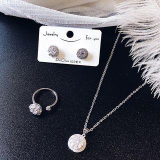 Rhinestone Necklace / Earring / Ring