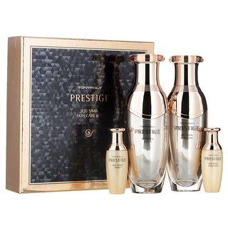 Tony Moly - Prestige Jeju Snail Set (2 Types) : Toner 125ml + 30ml + Emulsion 125ml + 30ml 4pcs