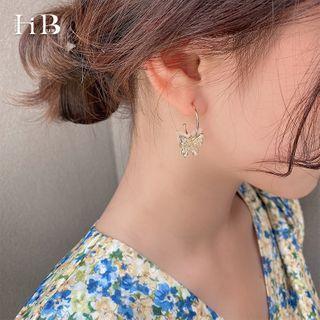 Butterfly Earring 1 Pair - As Shown In Figure - One Size