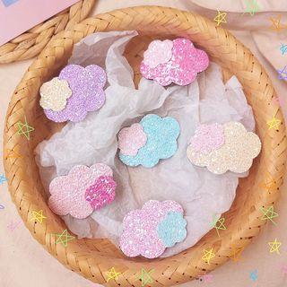 Glitter Cloud Hair Clip
