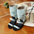 Denim Boot Sandals