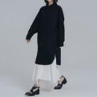 Slit Shirt Black - One Size