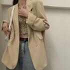 Double Breasted Loose-fit Light Blazer