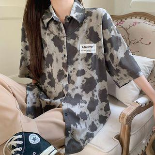 Tie-dye Print Shirt (various Designs)