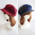 Fleece Panel Leopard Print Casquette
