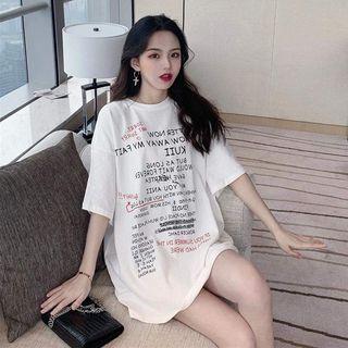 Short-sleeve Lettering Tee