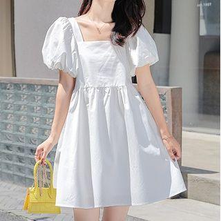 Puff Sleeve Loose Fit Dress