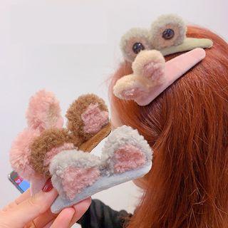 Chenille Animal Ear Hair Clip