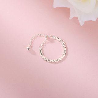 Sterling Silver Bead Ring Silver - One Size