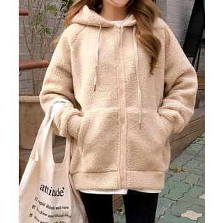 Pocket-front Fleece Hoodie