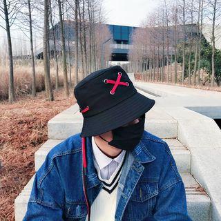 Cross Detail Bucket Hat