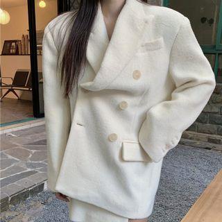 Double-breasted Jacket Jacket - White - One Size