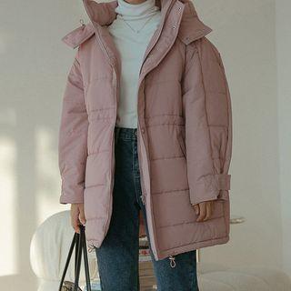 Plain Over-sized Padded Coat