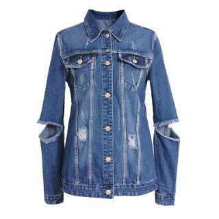 Ripped Denim Jacket