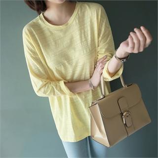Crew-neck Drop-shoulder T-shirt