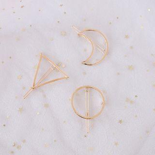 Geometric Hair Clip Circle - One Size