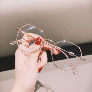 Octagon Wire Rim Glasses