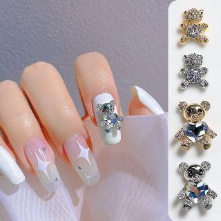Bear Rhinestone Nail Art Decoration