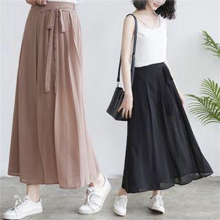 Plain Tie-strap Culottes