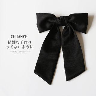 Bow Hair Clip 1 - Black - One Size
