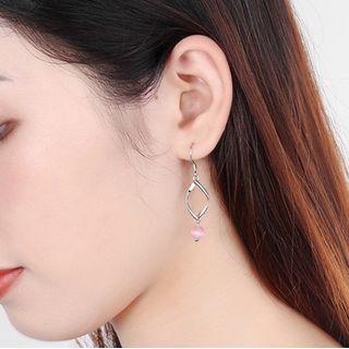 Twist Geometric Bead Drop Earring