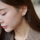 Basic V-shape Earrings Silver - One Size