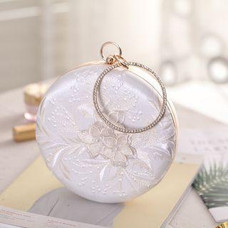 Floral Circle Clutch