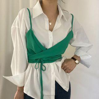 Shirt / Drawstring Camisole Top